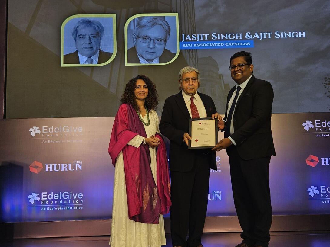 Ajit Singh, Jagjit Singh from ACG receive Lifetime Achievement Award 